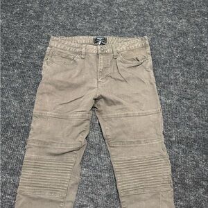 Forever 21 Men’s Khaki Ribbed Knee Cargo Pants